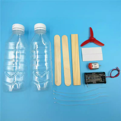 科技小制作小发明diy电动风力小船小学生科学实验教具自制小快艇