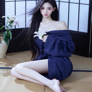 新中式国风秋季气质松弛感睡袍显瘦宽松氛围感长袖度假晨袍连衣裙