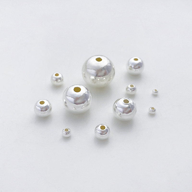 S925纯银散珠diy手工串珠