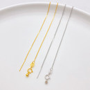 S925纯银闪欧万能链O字链链条锁骨链手工diy串手链项链延长链材料