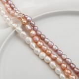 Натуральные бусины из жемчуга, браслет из бисера ручной работы, ожерелье, аксессуар, аксессуары