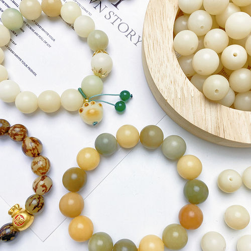 天然菩提根散珠文玩珠子