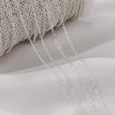 铜链镀S925银保色O字链条手工diy制作手链项链散链首饰品材料配件