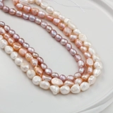 Натуральные бусины из жемчуга, браслет из бисера ручной работы, ожерелье, аксессуар, аксессуары