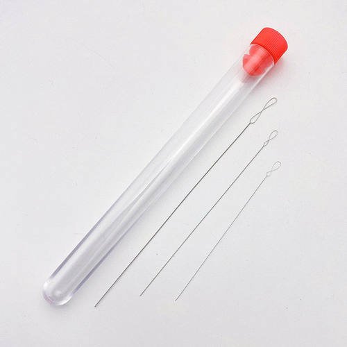 开口串珠针优质不锈钢针穿珠子针