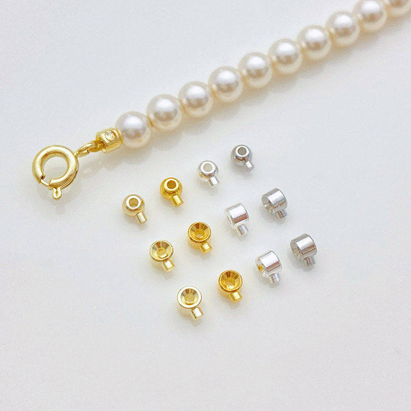 14K包金保色迷你2.5mm定位扣按扣图片