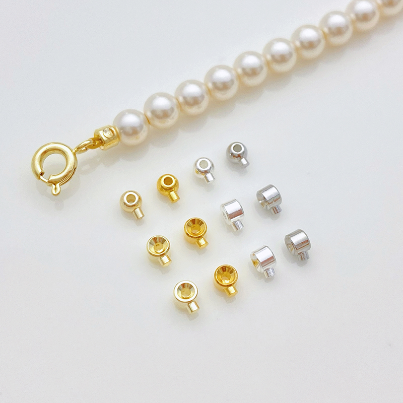 14K包金保色迷你2.5mm定位扣按扣