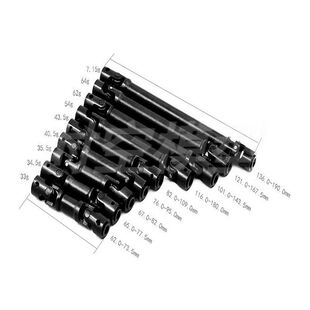 1/10仿真攀爬车 Axial SCX10 D90 90046幽灵 拖头金属升级传动轴