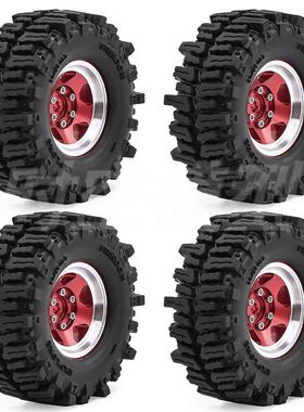 1/18TRX4M SCX24 FMS Ascent-18 1.3英寸轮毂轮胎 攀爬车胎皮D338