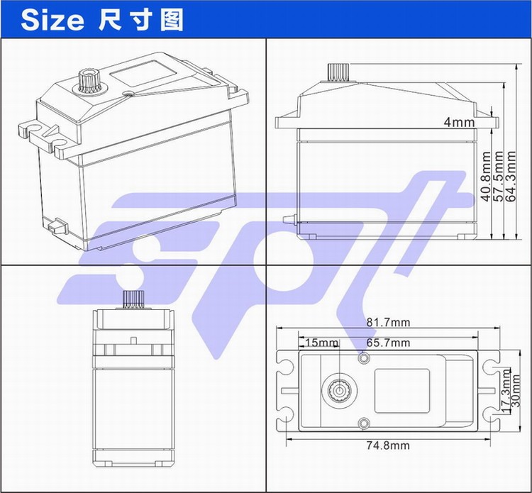SPT70HV 70kg 1:5超大扭力矩数码舵机BAJA若凡ROVAN油车舵机胜023使用感如何?