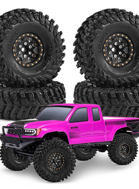 1/18TRX4M SCX24 FMS Ascent-18 1.0英寸轮毂轮胎 黄铜轮毂 D402