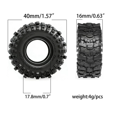 1/30SCX300.7寸轮胎福特烈马
