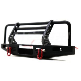 1/10仿真攀爬车荒野前杠 TRX4 SCX10 90046 金属前保险杠防撞