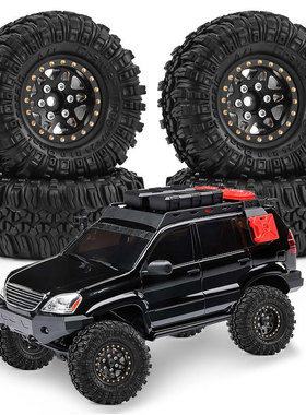 1/18TRX4M SCX24 FMS Ascent-18 1.0英寸轮毂轮胎 黄铜轮毂 D400