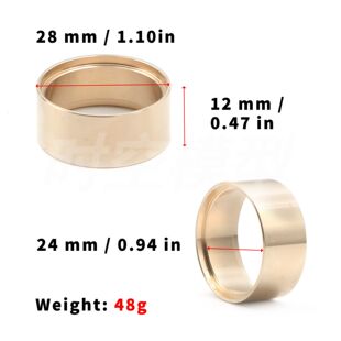 4PCS 1/18 TRX4M 1/24 scx24 JLU C10轮毂环 1.0寸配重 LY05