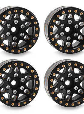 1/18TRX4M SCX24 FMS Ascent-18 1.0英寸轮毂 黄铜轮毂 D398