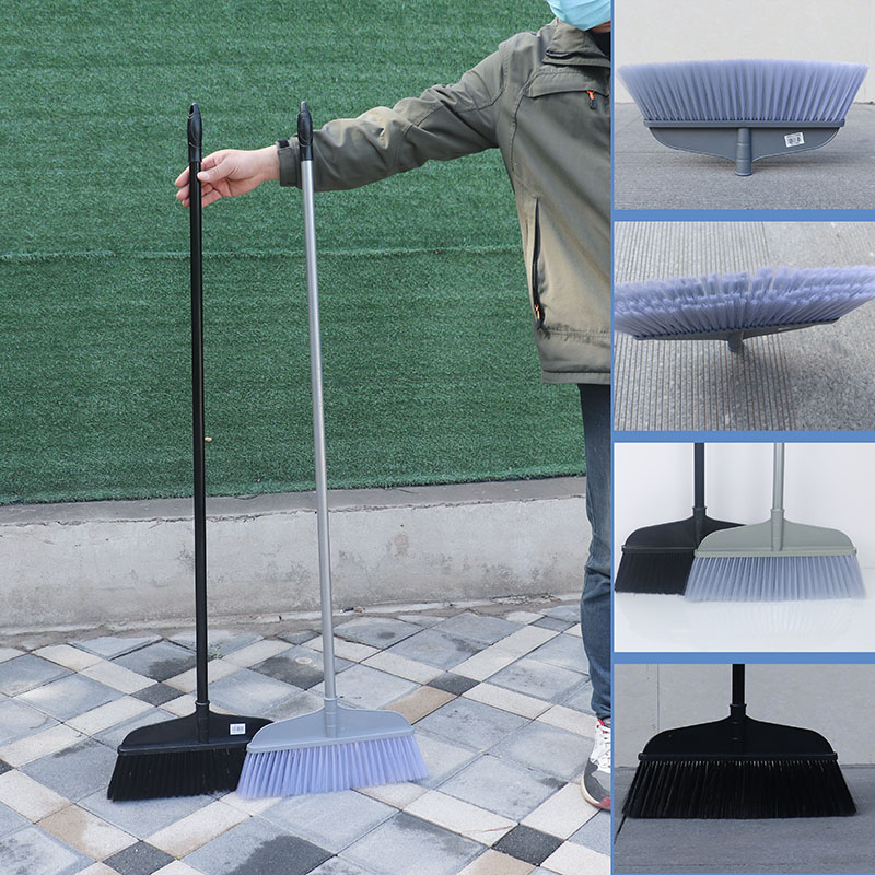 黑色室內戶外掃把笤帚加長塑料