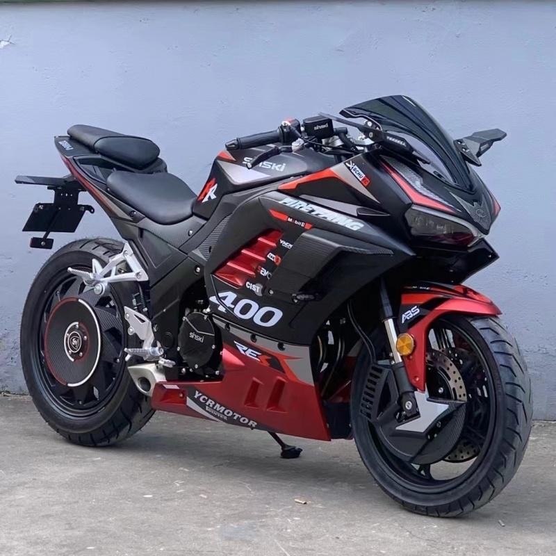 New Century Huoya 400Cc Single Swing Arm Double Cylinder Water-Cooled Sports Car Heavy-Duty Imitation Racing Motorcycle National Iv Complete Vehicle Can Be Registered