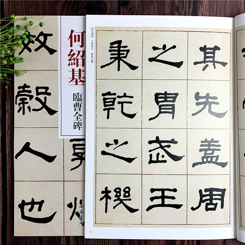 何绍基临隶书曹全碑 清代隶书名家经典 毛笔软笔隶书临摹字帖附繁体旁注高清放大墨迹本 赵宏主编 中国书店
