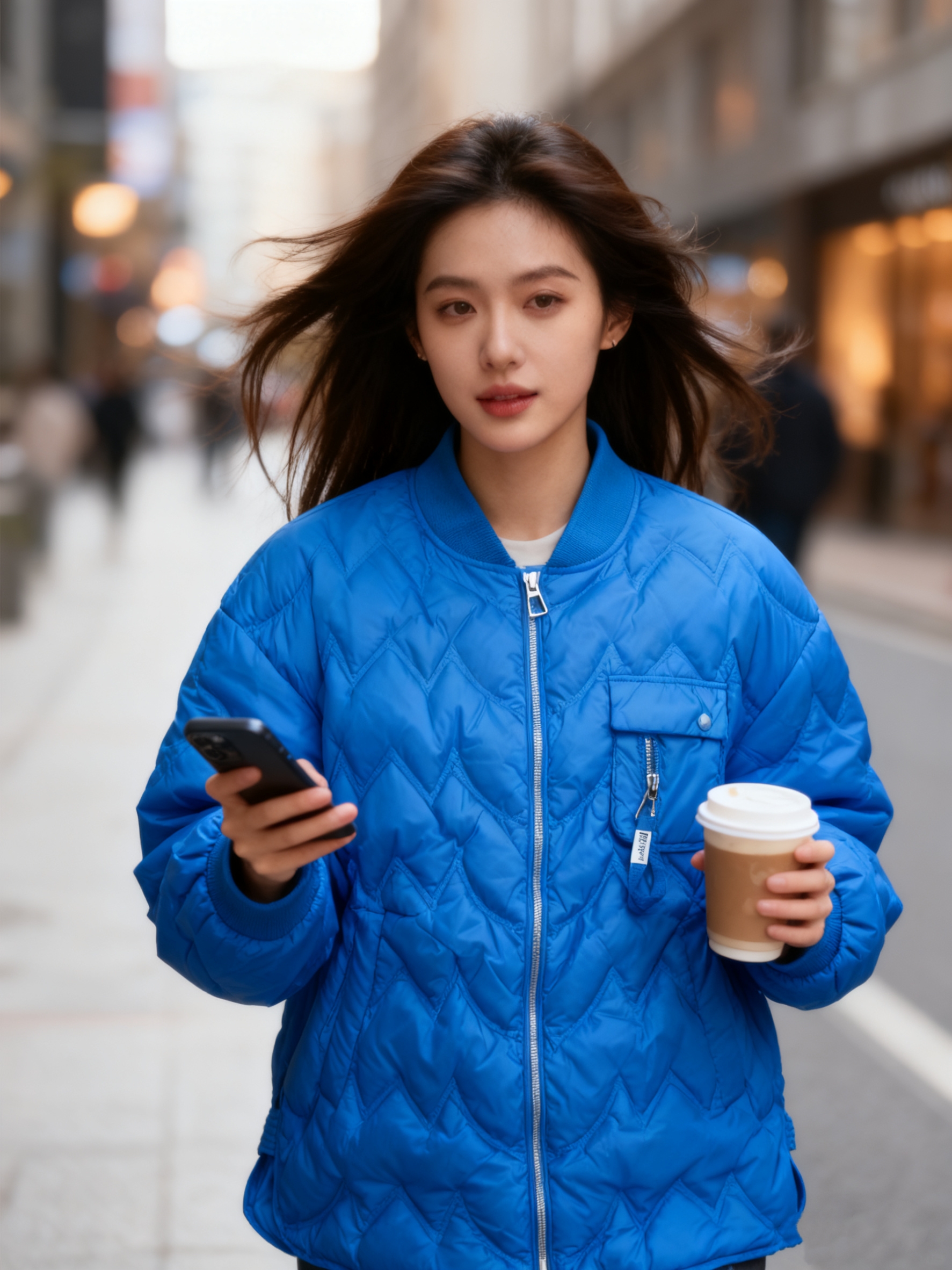 高级感炸街棒球服短款小个子轻薄羽绒服2025年新款外套冬女