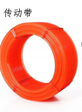 工厂直销 整卷出售高品质橙色光面聚氨酯PU圆带传动圆条2-18mm