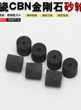 陶瓷CBN砂轮内圆磨打磨头加工合金高速钢模具钢研磨不锈钢定制