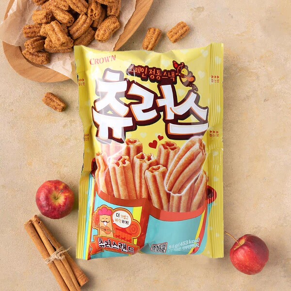 韩国进口零食 克丽安吉事果膨化条脆条办公室休闲食品小吃零嘴84g