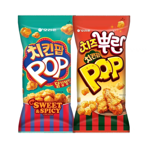 好丽友鸡米花韩国进口膨化零食