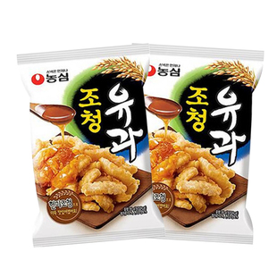 韩国新款 进口农心蜂蜜脆条休闲膨化零食甜味油果香甜酥脆96g×3袋