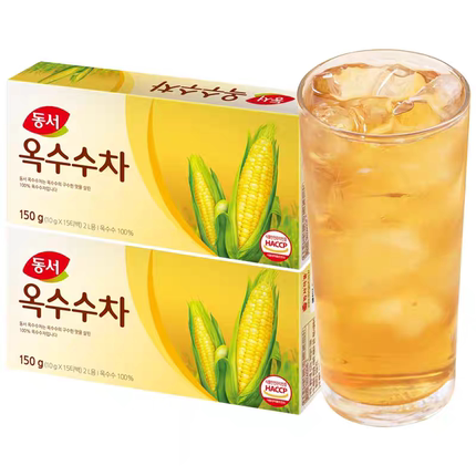 韩国进口东西玉米茶烘焙冲泡茶包办公室冲饮品浓香独立小包装150g