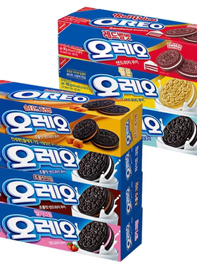 韩国进口OREO奥利奥巧克力奶油夹心饼干网红办公室下午茶休闲零食