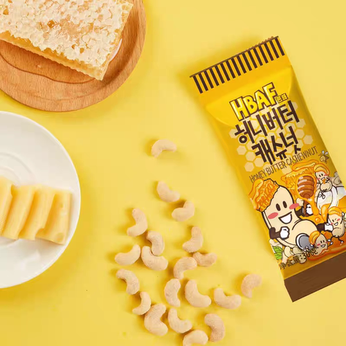 韩国进口零食品芭蜂黄油腰果