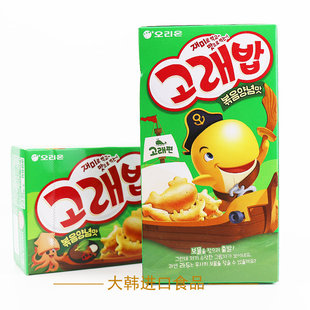 韩国进口膨化食品 好丽友好多鱼40g原味饼干儿童小零食