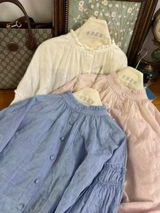 静秀阁.景善铭2277木耳花边领衬衫