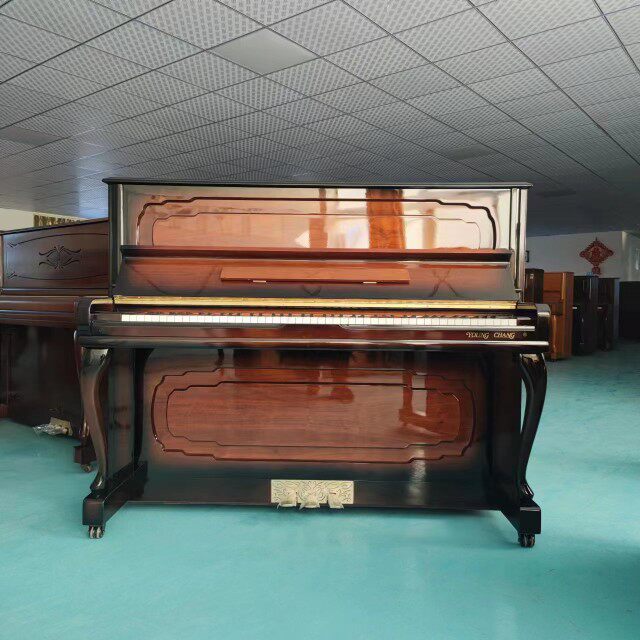 英昌U121钢琴 音色厚实通透无敌棒 烟熏日落色 内外如新 红木榔头
