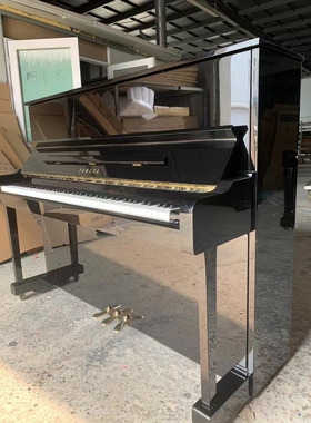 雅马哈YA118CN 2012年产 高度:118cm 内外如新 黑色亮光 如同镜面
