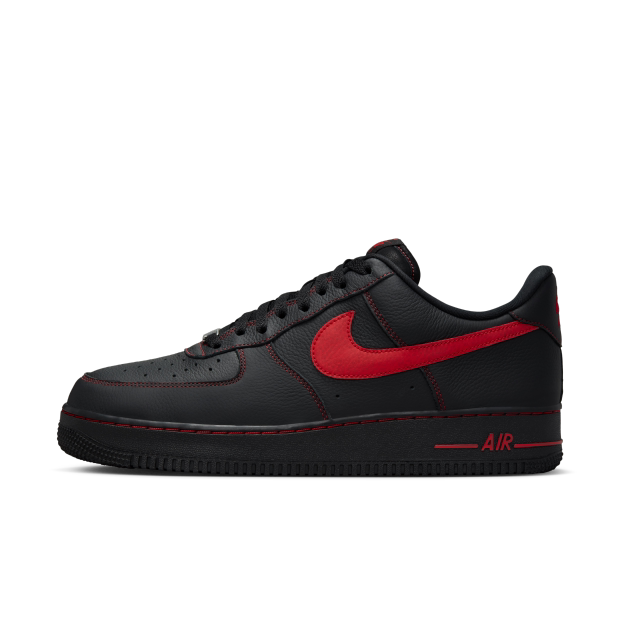 Nike 耐克 AF1男鞋黑红低帮板鞋耐磨舒适休闲鞋 HQ2037-005图片