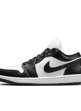 NIKE/耐克女鞋Air Jordan 1 AJ1黑白熊猫板鞋2025春季DC0774-101
