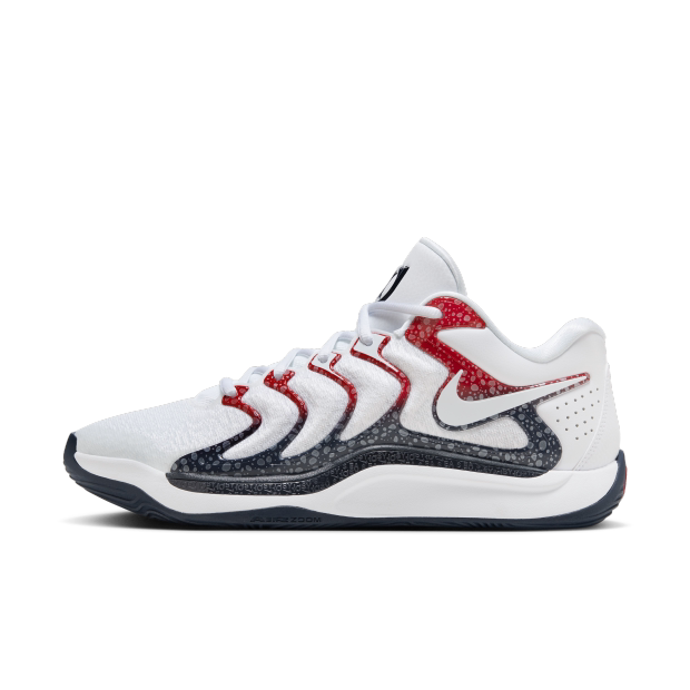 Nike耐克KD17篮球鞋男中帮气垫减震实战球鞋运动风FJ9488-101图片