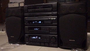 效果好 日本原装 功能全好 D3000分体组合音响 爱华Z