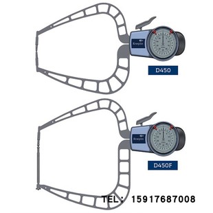 测量范围0 原装 德国kroeplin古沃匹林指针式 外径卡规D450S 50mm