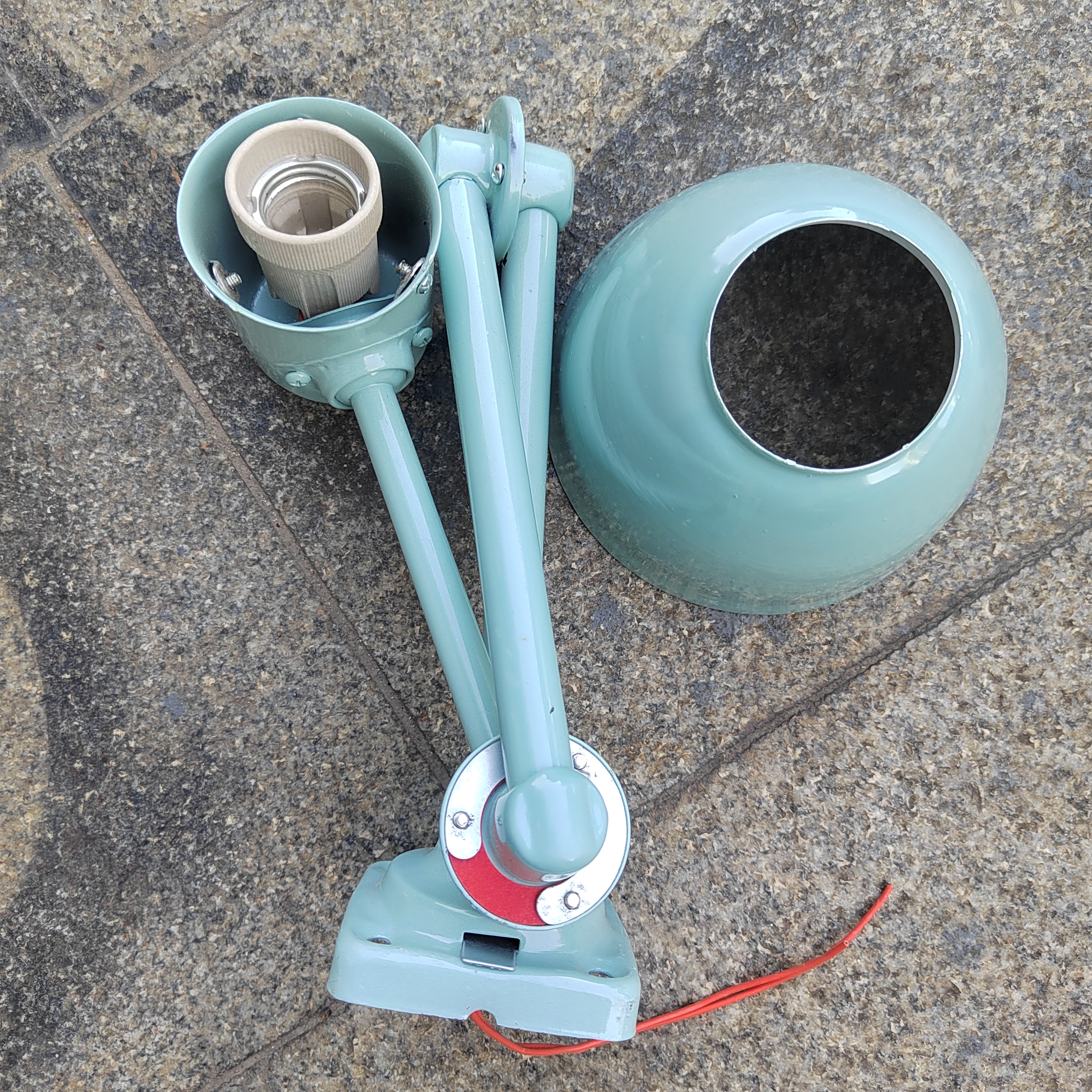 JC6-1短三节机床灯数控车床钻床工作灯五金工作台灯陶瓷灯头24V