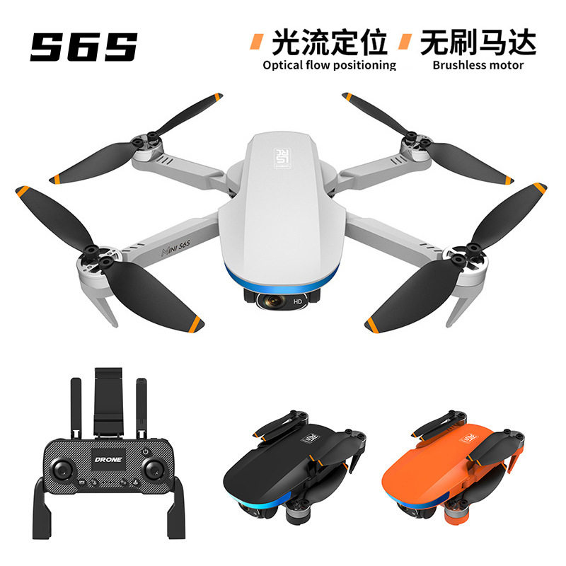 S6S 미니 브러시리스 드론 짐벌 손떨림 방지 항공 사진 쿼드 콥터 GPS 반환 광학 흐름 원격 제어 항공기