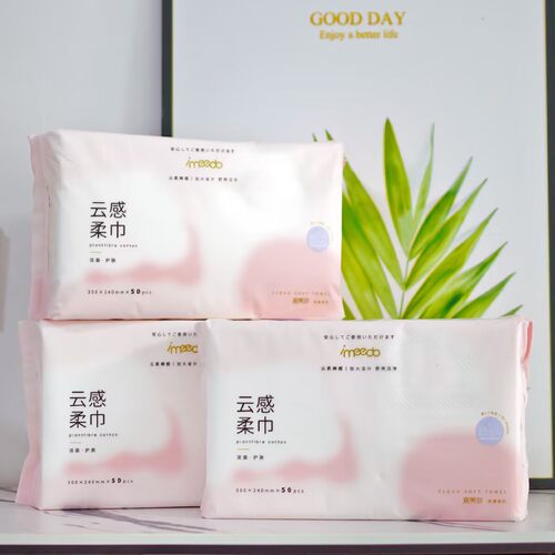 宜美多洁面巾超大加厚实惠装3包