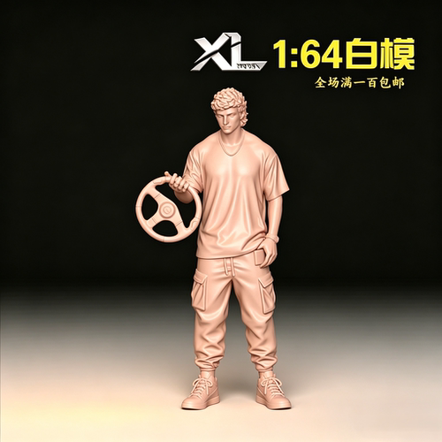 XL1/64比例白模手办场景沙盘