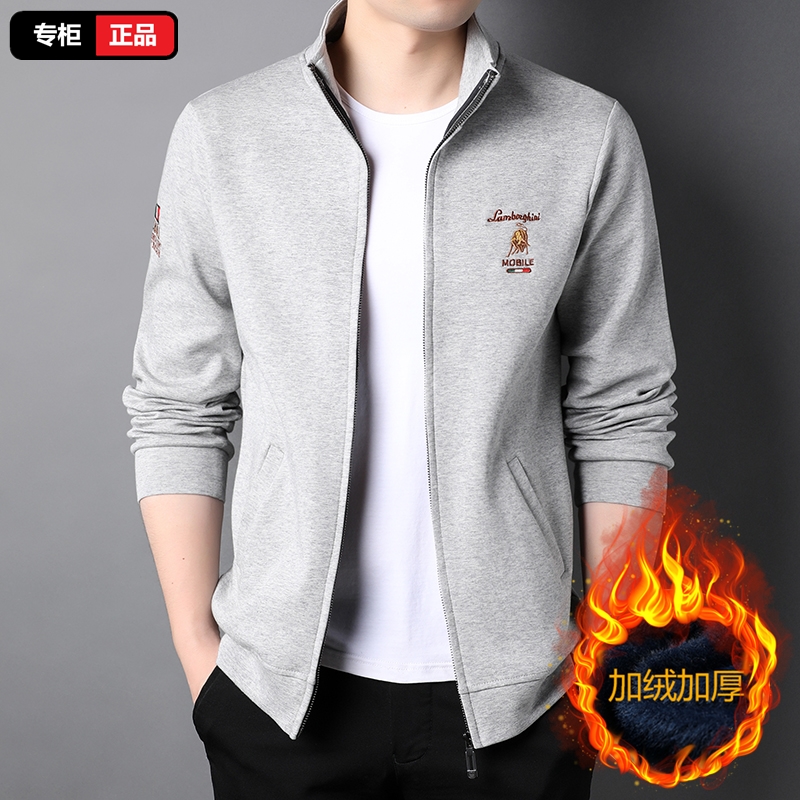 纯棉刺绣运动外套开衫休闲