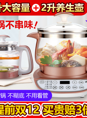 宏惠多功能养生壶家用全自动3升4l大容量炖煮一体煎熬中药025新款