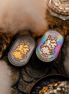 EH EDC凌云胖胖龙机械推牌360°旋转金属解压玩具HEEDC