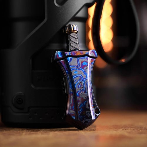 EH EDC 大师剑械弹射推牌指尖陀螺金属解压玩具ACEDC