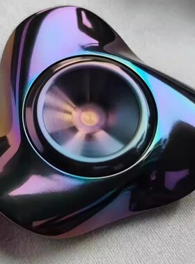 鳐鱼全曲面三页陀螺金属解压玩具T-MAX EDC